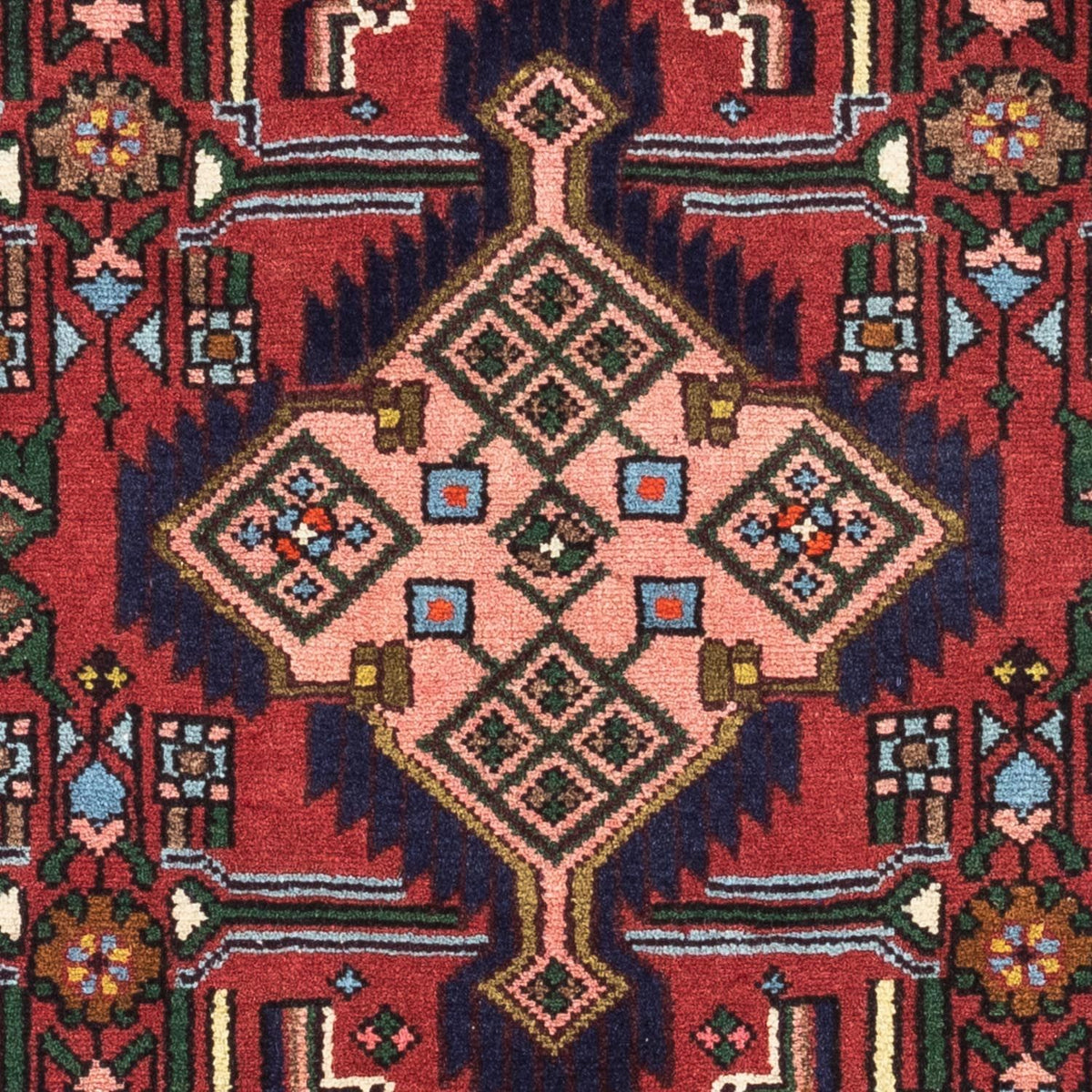 Perser Rug - Nomadic - 125 x 80 cm - dark red