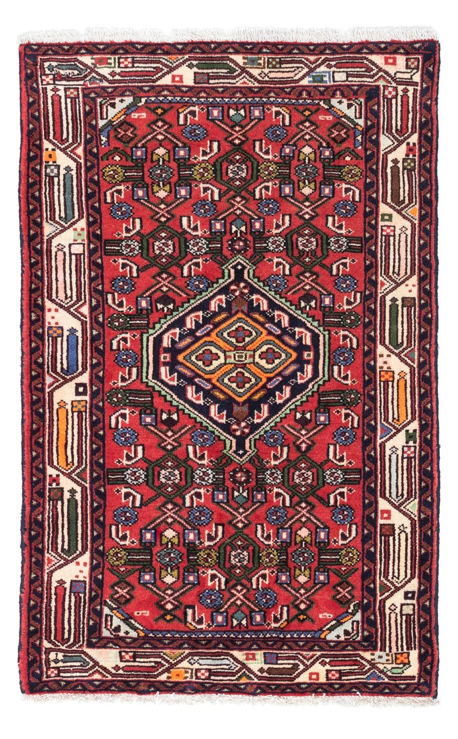 Perser Rug - Nomadic - 125 x 80 cm - red