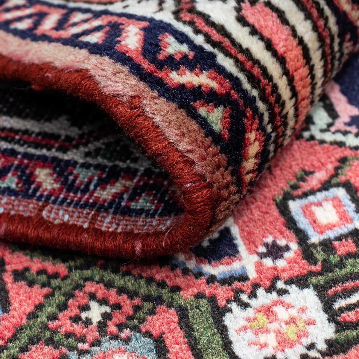 Perser Rug - Nomadic - 125 x 80 cm - light red