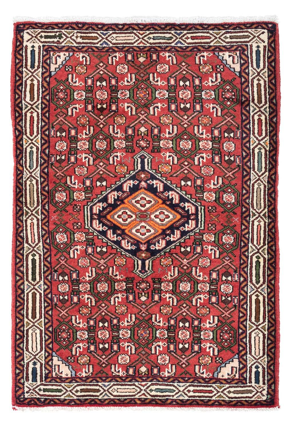 Perser Rug - Nomadic - 125 x 80 cm - light red