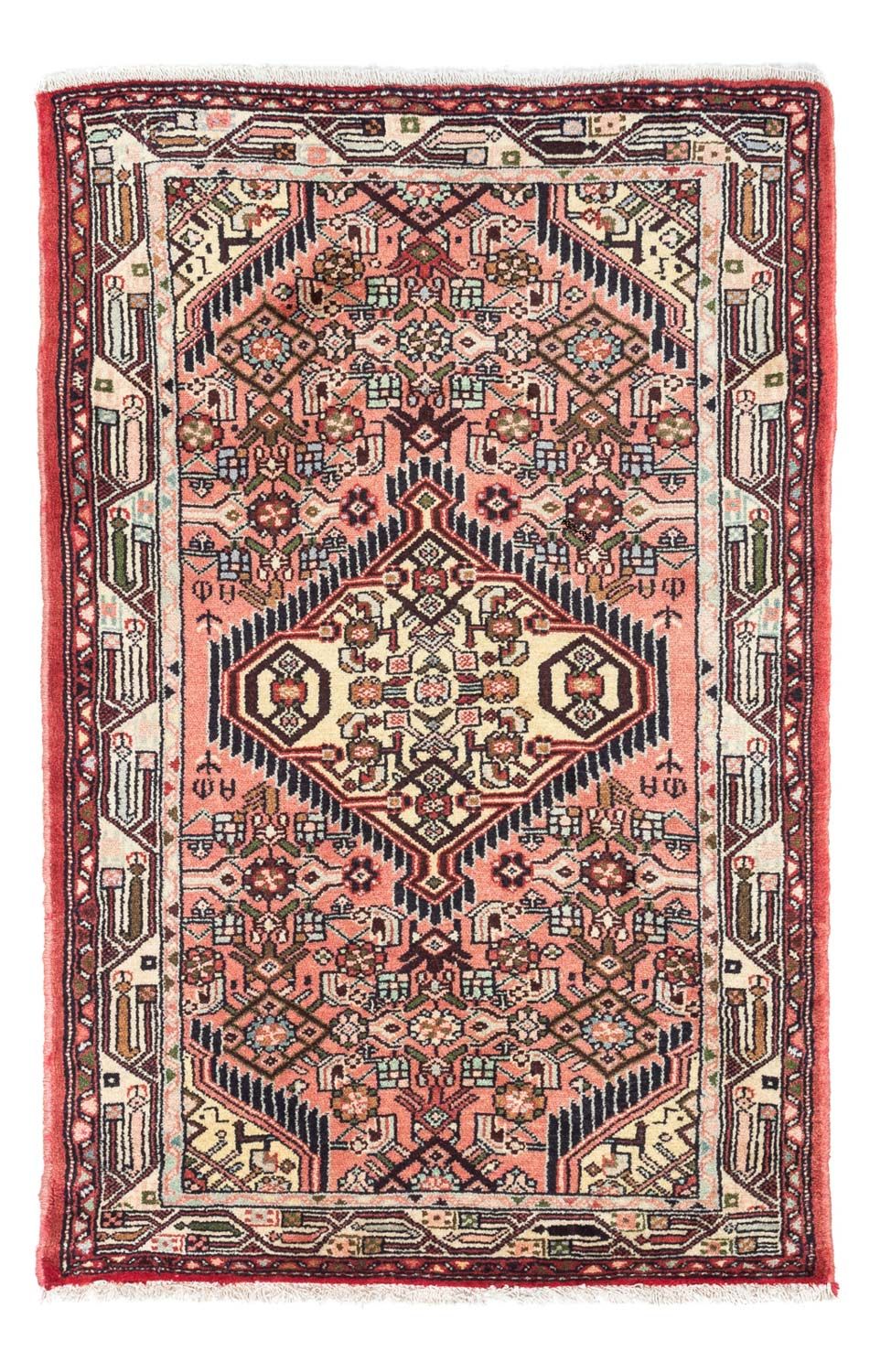 Perser Rug - Nomadic - 125 x 80 cm - light red