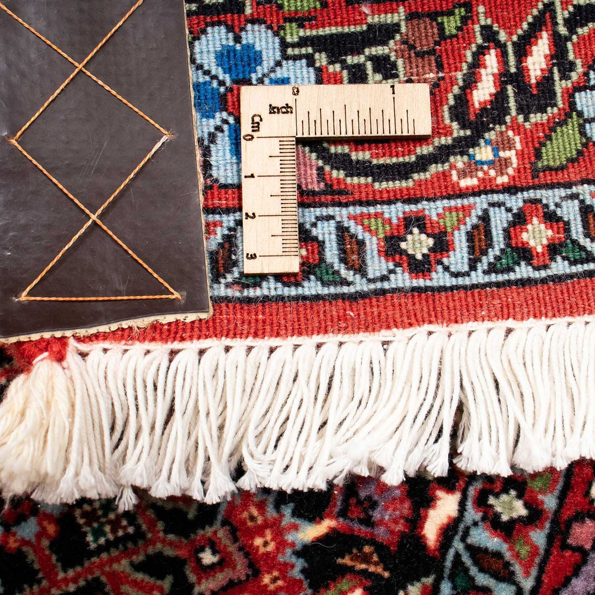 Perser Rug - Bidjar - 251 x 203 cm - dark red