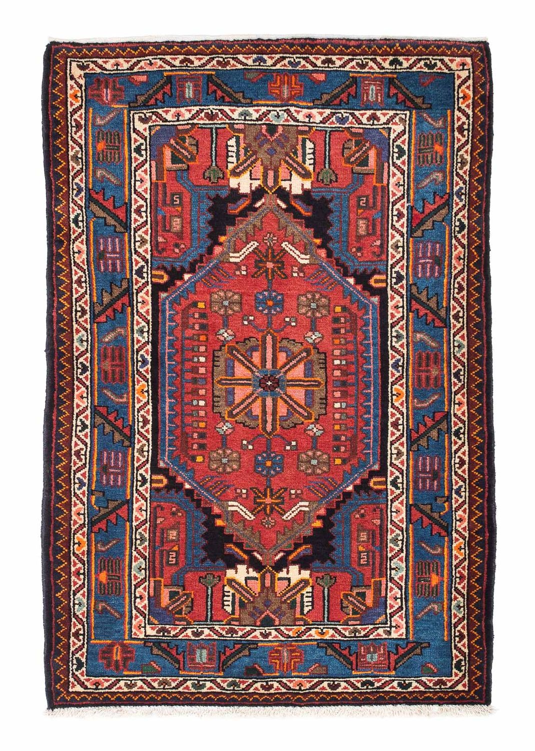 Perser Rug - Nomadic - 129 x 84 cm - multicolored