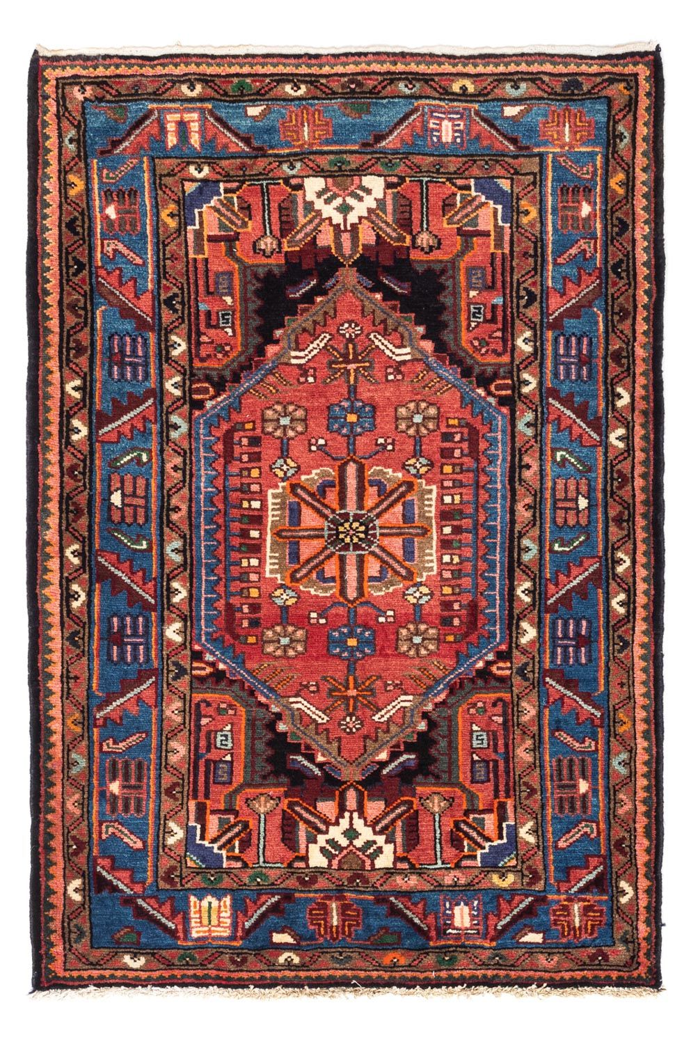 Perser Rug - Nomadic - 119 x 82 cm - light red