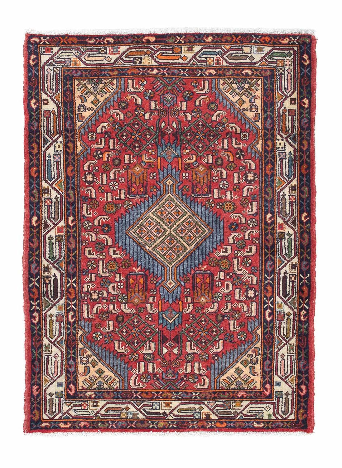 Perser Rug - Nomadic - 125 x 80 cm - red