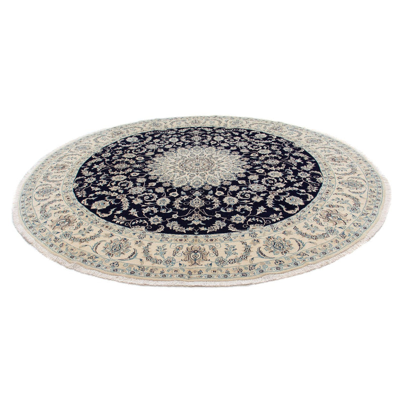 Perser Rug - Nain round  - 295 x 295 cm - dark blue