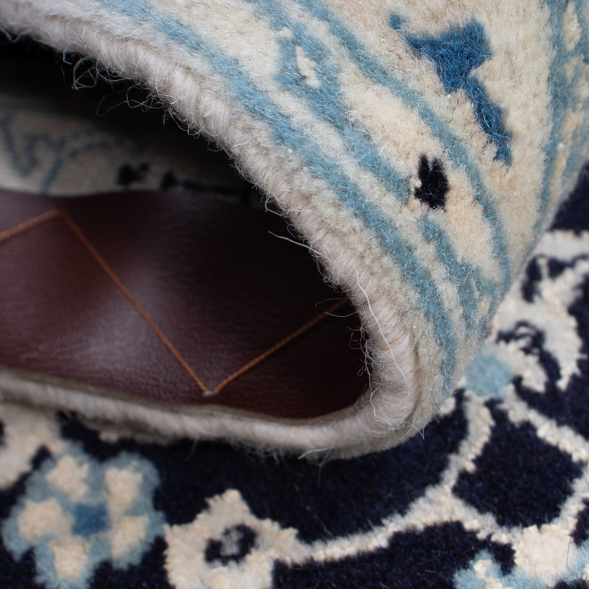 Perser Rug - Nain - Royal - 90 x 60 cm - dark blue