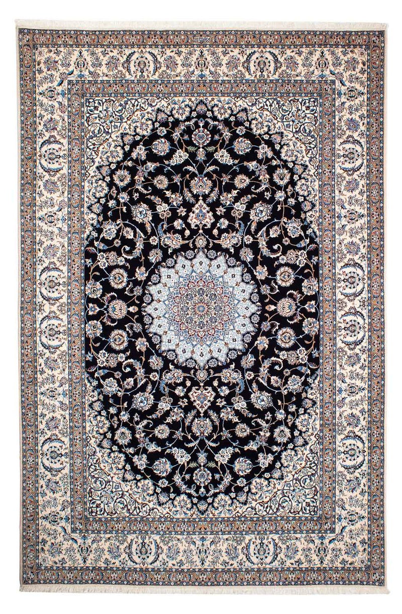 Perser Rug - Nain - Premium - 264 x 177 cm - dark blue