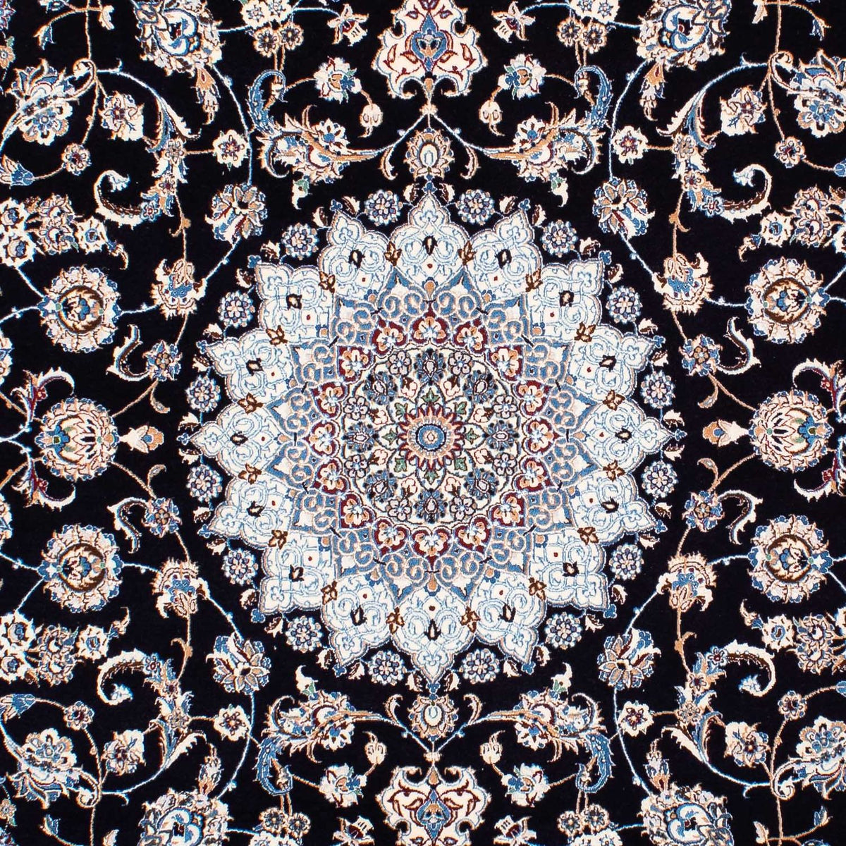 Perser Rug - Nain - Premium - 264 x 177 cm - dark blue