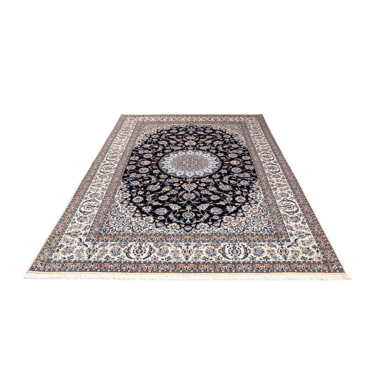 Perser Rug - Nain - Premium - 264 x 177 cm - dark blue