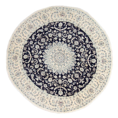 Perser Rug - Nain round  - 300 x 300 cm - dark blue