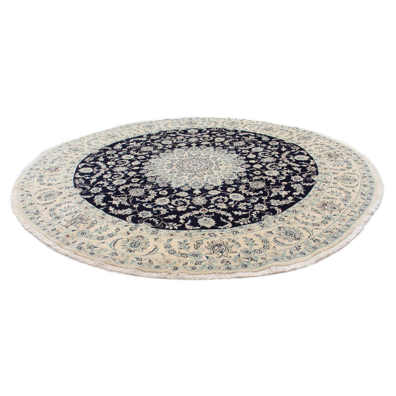 Perser Rug - Nain round  - 300 x 300 cm - dark blue