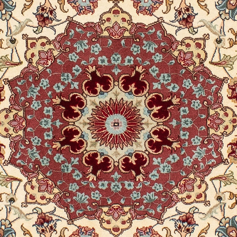 Tabriz - 50 Raj Rug 145x145cm - Persian Rugs