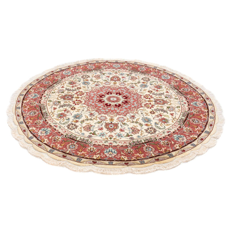 Tabriz - 50 Raj Rug 145x145cm - Persian Rugs