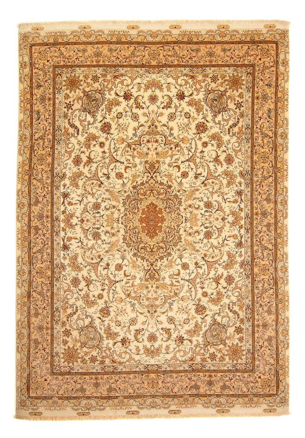 Perser Rug - Tabriz - Royal - 350 x 251 cm - light brown