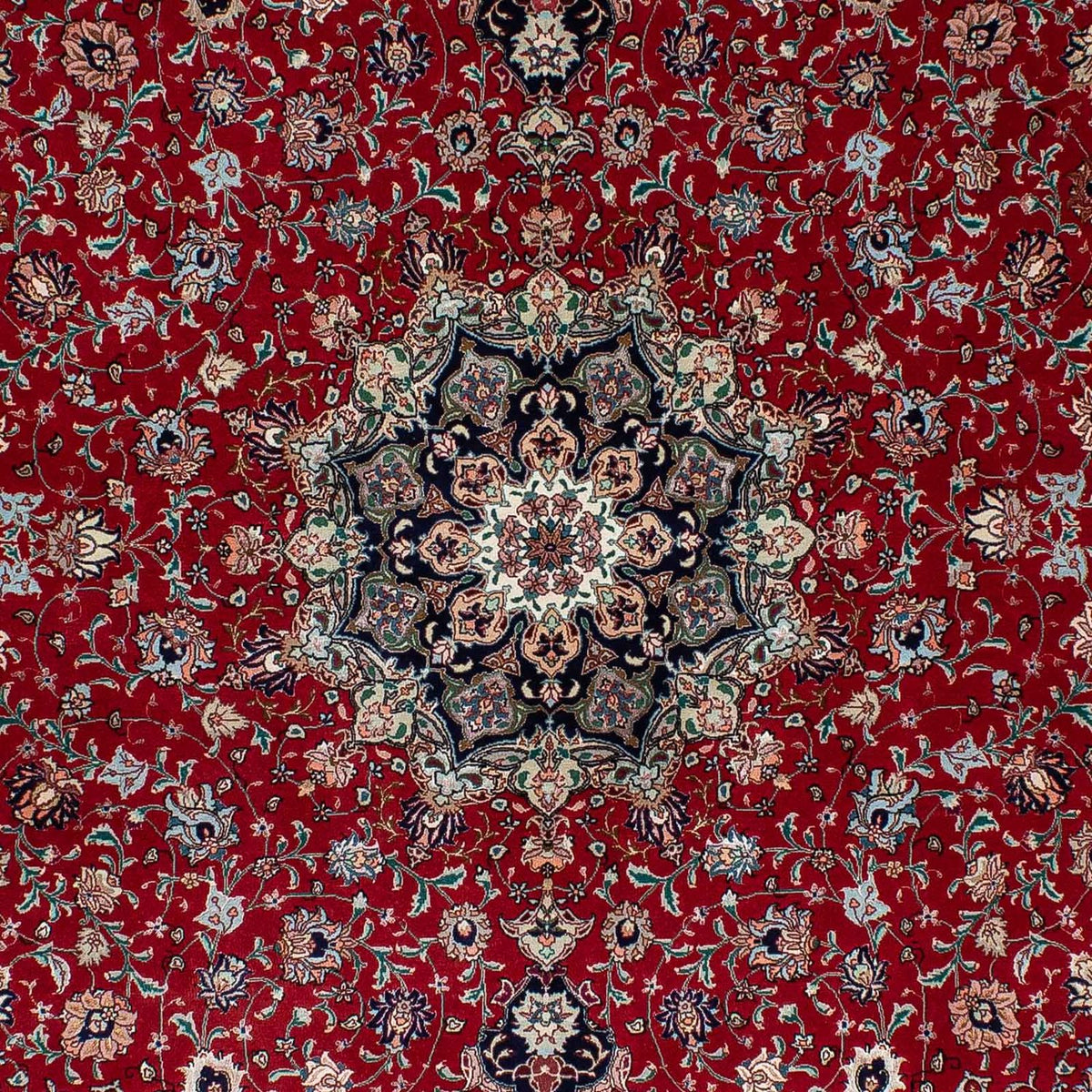 Perser Rug - Tabriz - 214 x 150 cm - dark red