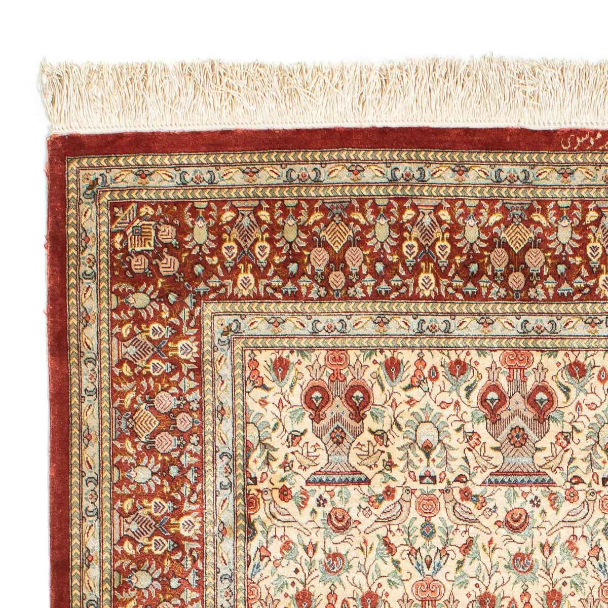 Qom Rug 107x158cm - Persian Rugs