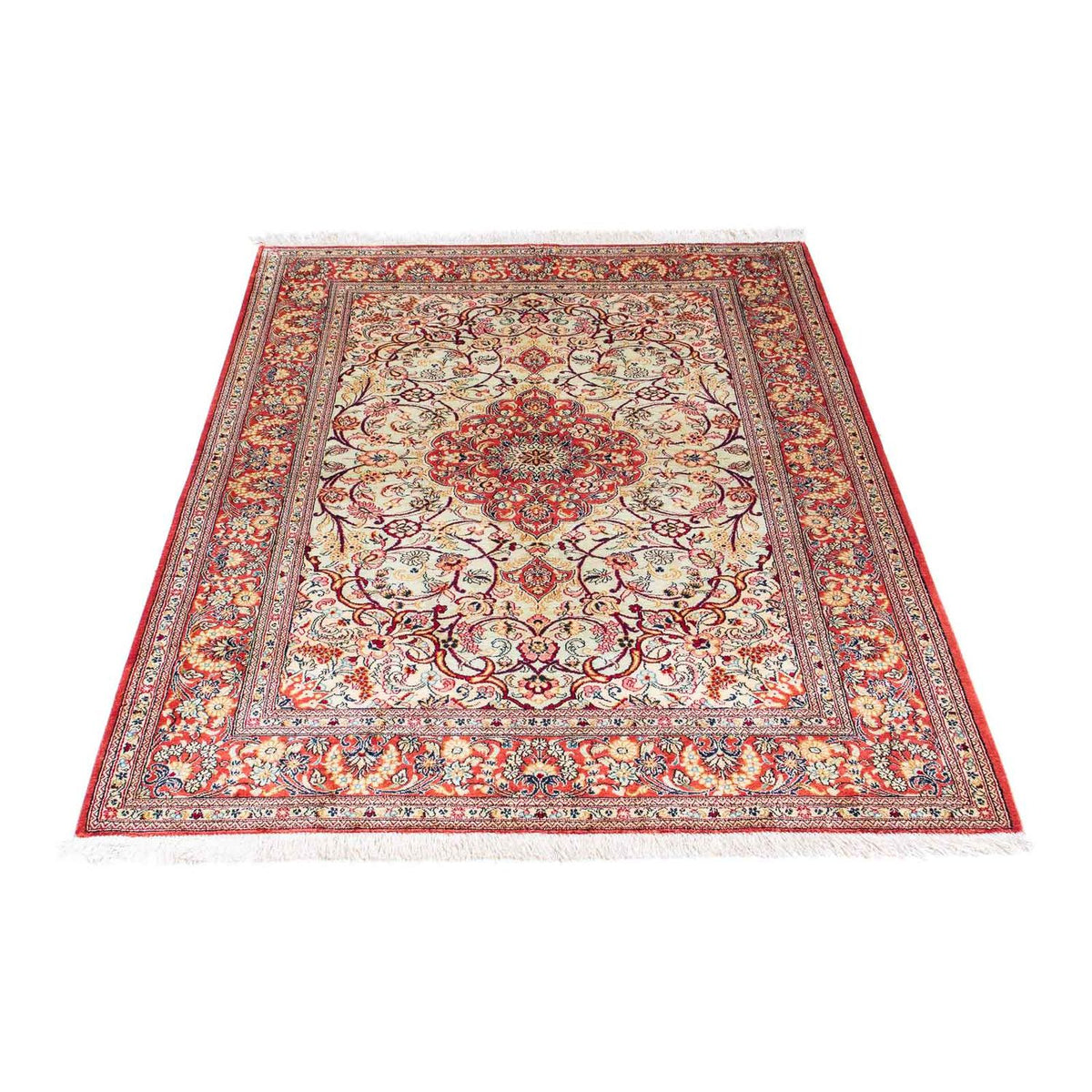 Perser Rug - Ghom - 152 x 105 cm - light red