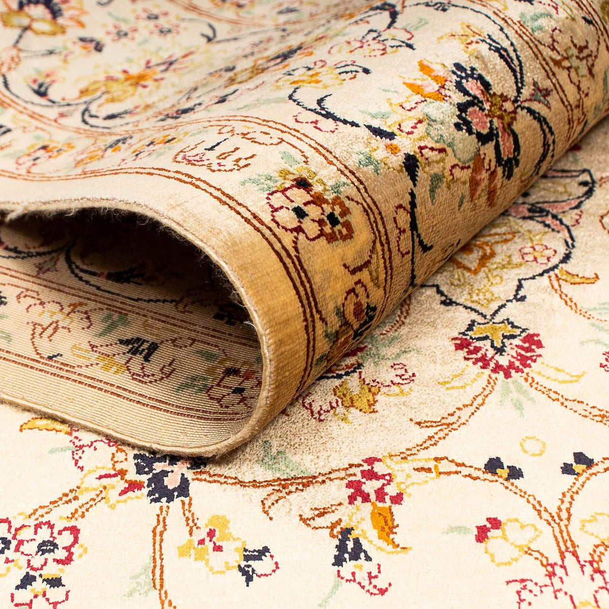 Perser Rug - Ghom - 200 x 133 cm - beige