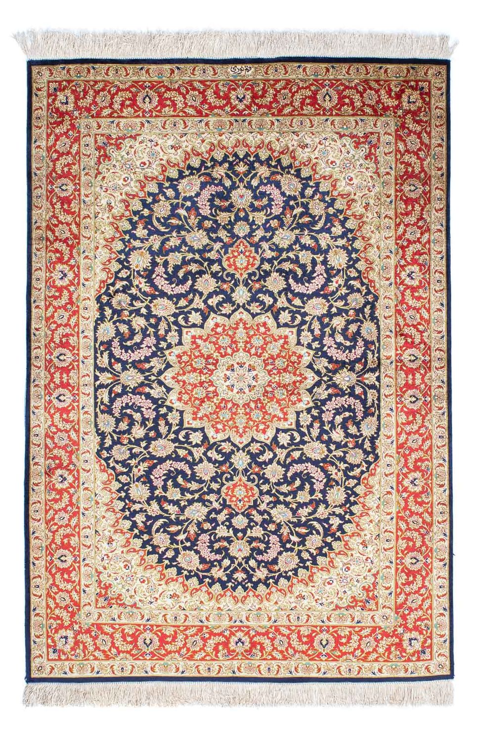 Perser Rug - Ghom - 153 x 100 cm - dark blue