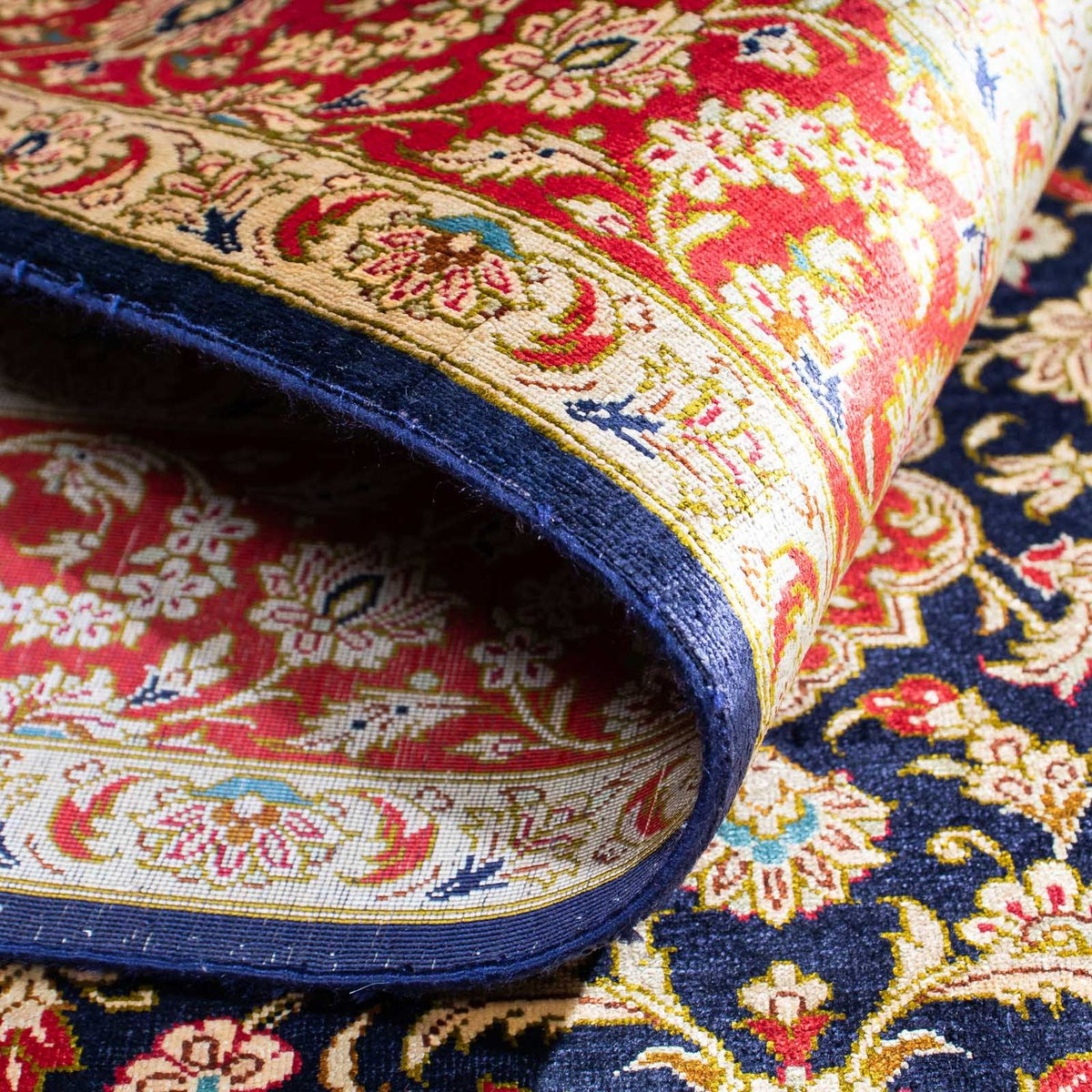 Perser Rug - Ghom - 153 x 100 cm - dark blue