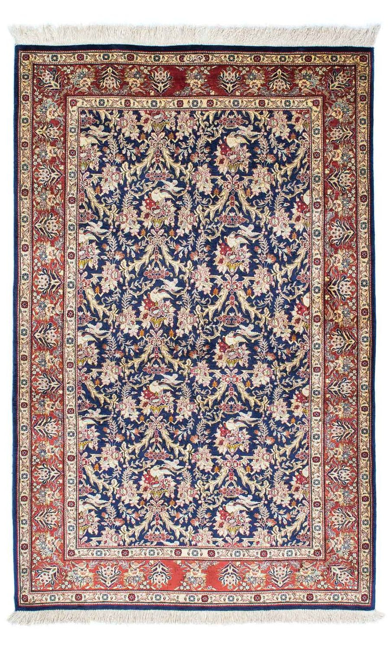 Perser Rug - Ghom - 154 x 98 cm - dark blue