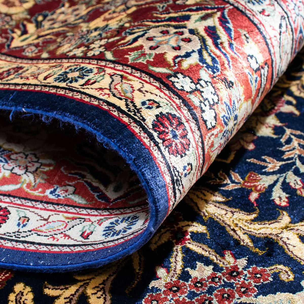 Perser Rug - Ghom - 154 x 98 cm - dark blue