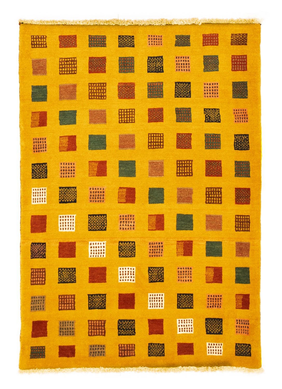 Gabbeh Rug - Loribaft Perser - 181 x 130 cm - gold