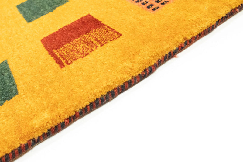Gabbeh Rug - Loribaft Perser - 181 x 130 cm - gold