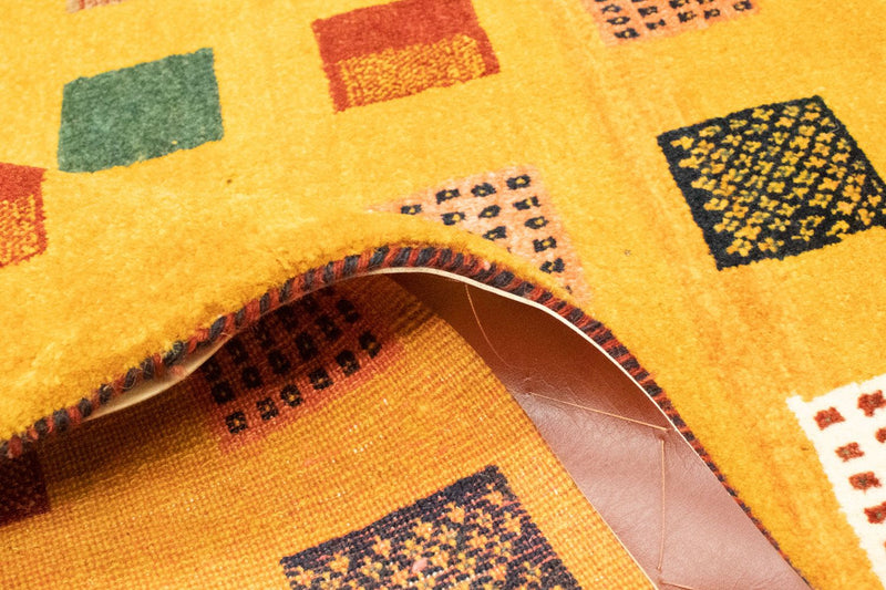 Gabbeh Rug - Loribaft Perser - 181 x 130 cm - gold