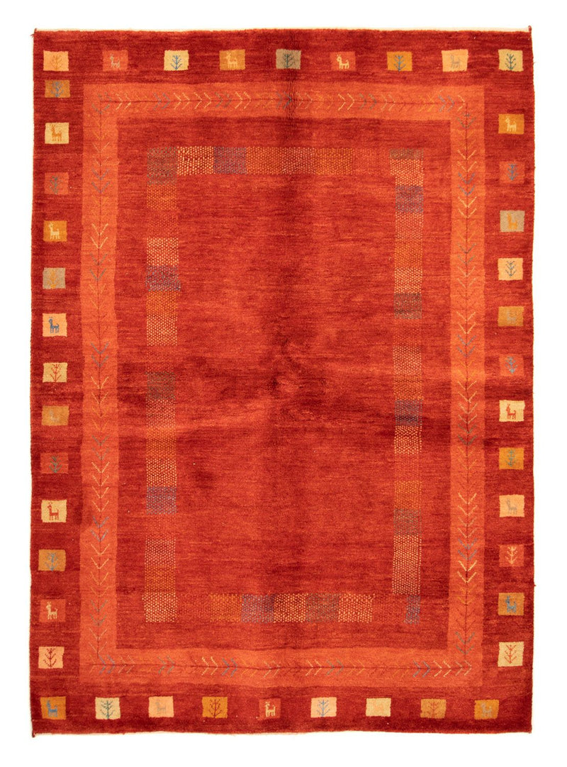 Gabbeh Rug - Perser - 228 x 172 cm - rust
