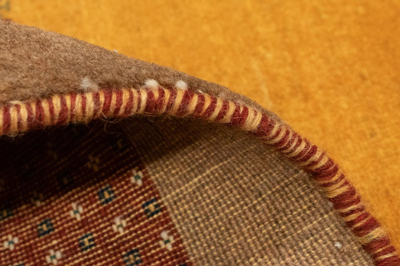 Gabbeh Rug - Loribaft Perser - 150 x 110 cm - gold