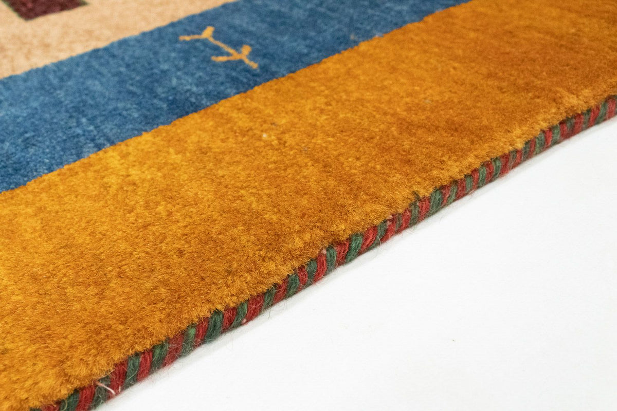 Gabbeh Rug - Loribaft Perser - 150 x 104 cm - gold