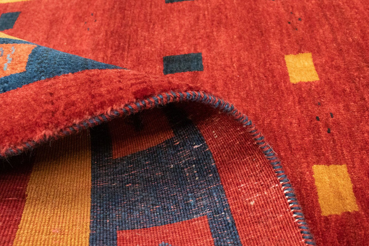 Runner Gabbeh Rug - Loribaft Perser - 175 x 102 cm - red