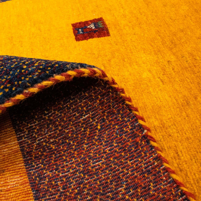 Gabbeh Rug - Loribaft Perser - 150 x 107 cm - gold