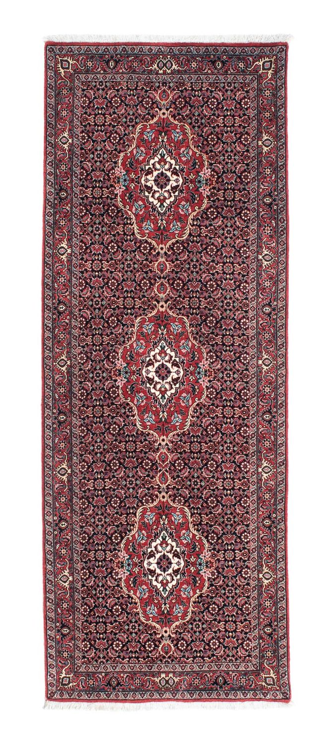 Runner Perser Rug - Bidjar - 202 x 75 cm - red