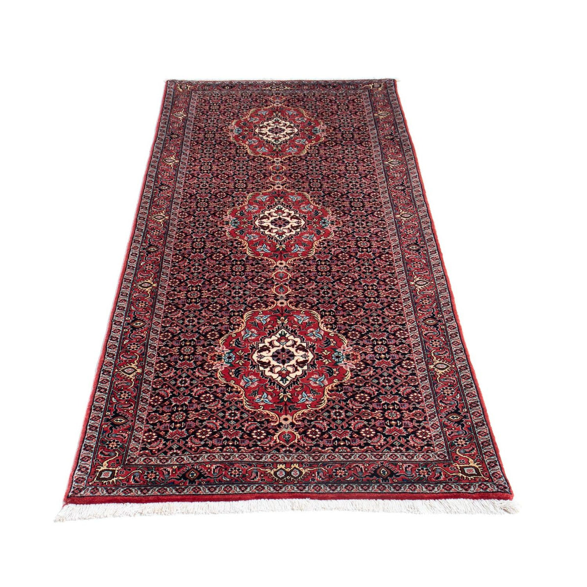 Runner Perser Rug - Bidjar - 202 x 75 cm - red