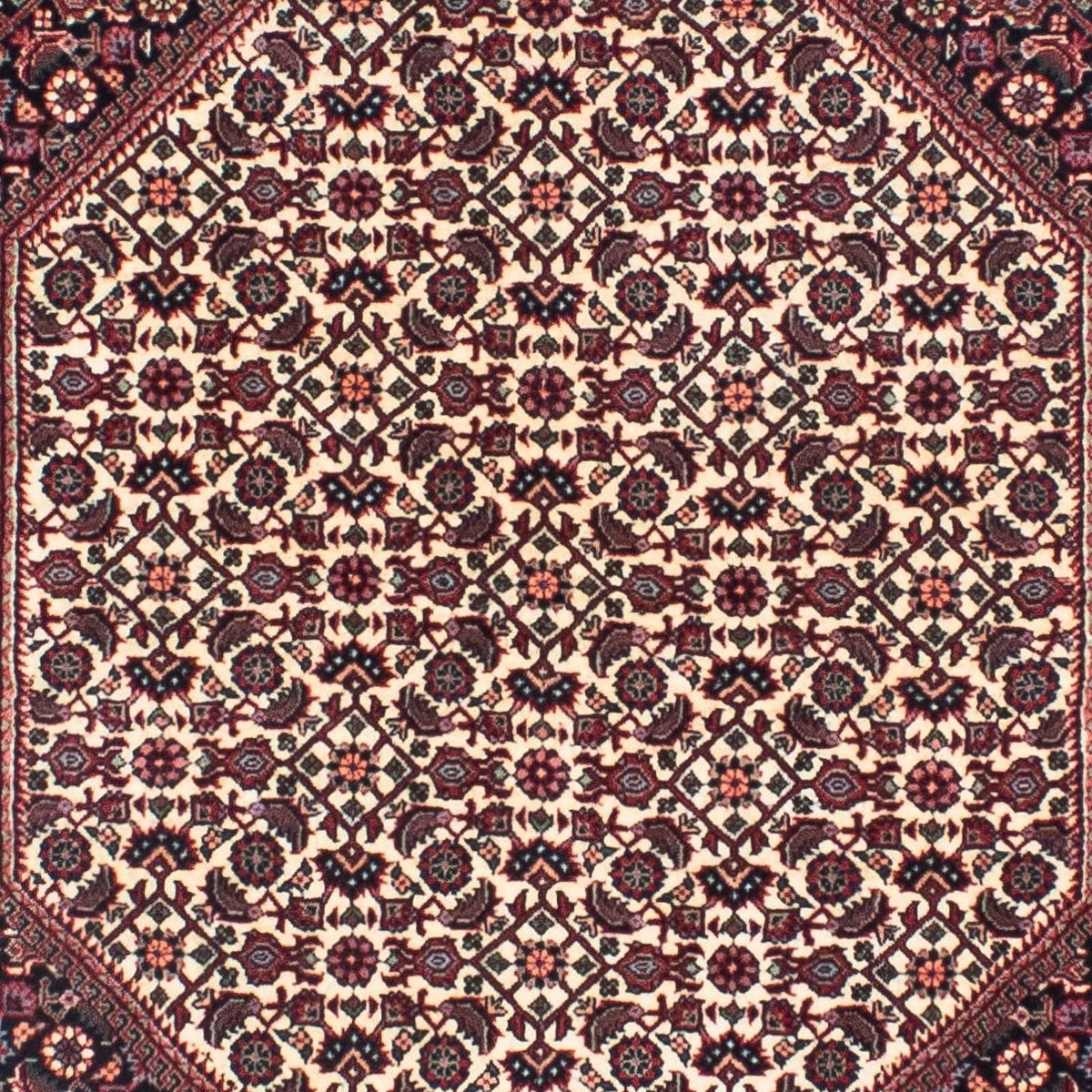 Runner Perser Rug - Bidjar - 317 x 86 cm - red