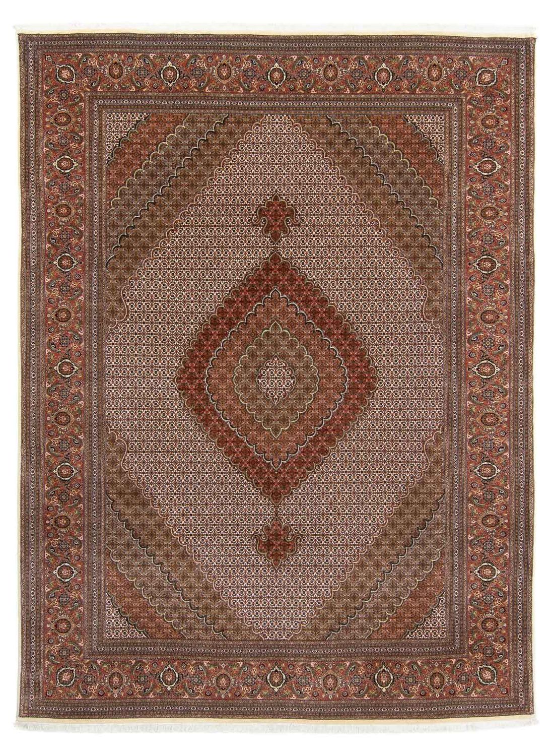 Perser Rug - Tabriz - Royal - 349 x 250 cm - brown