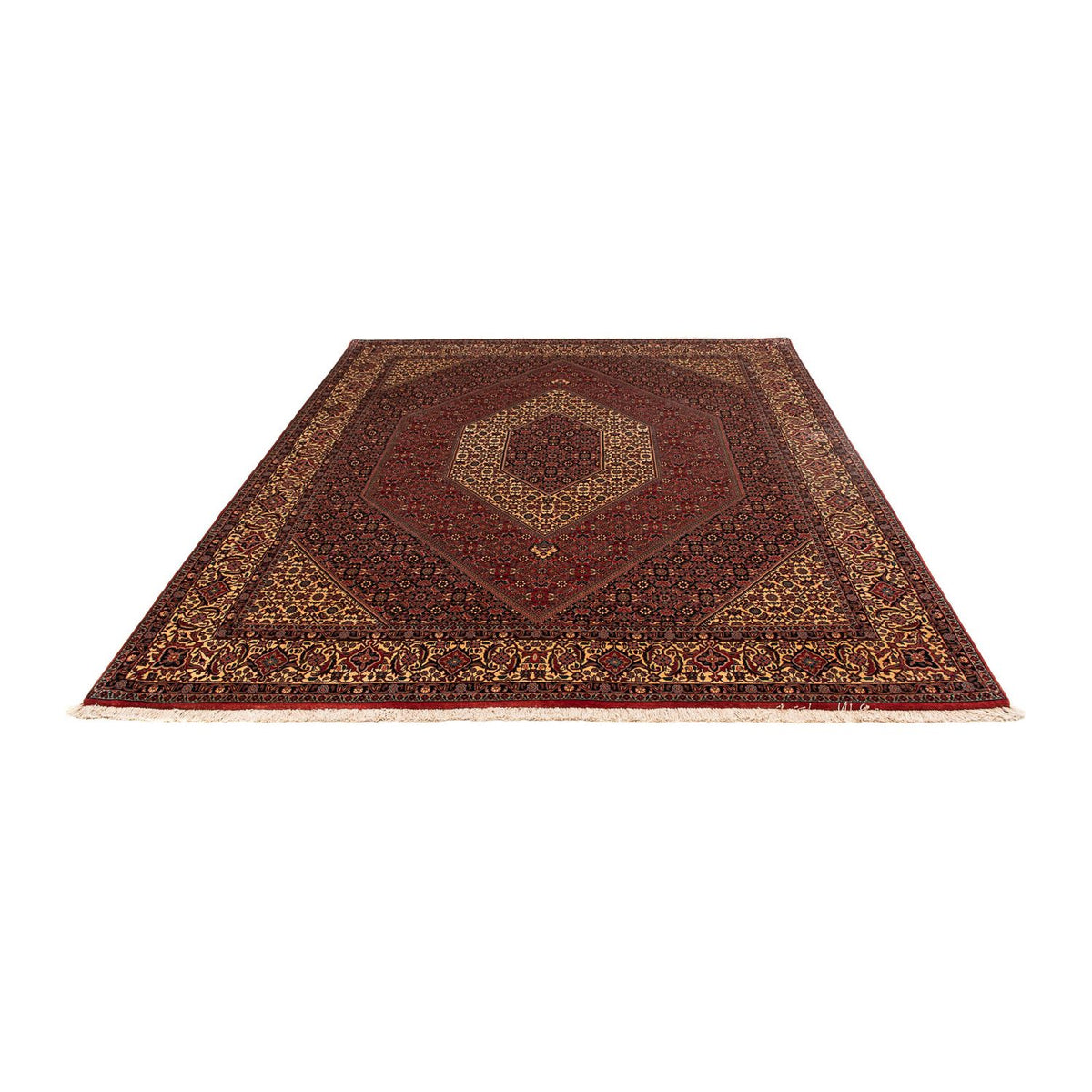 Perser Rug - Bidjar - 248 x 200 cm - dark red