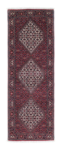 Runner Perser Rug - Bidjar - 205 x 74 cm - dark red