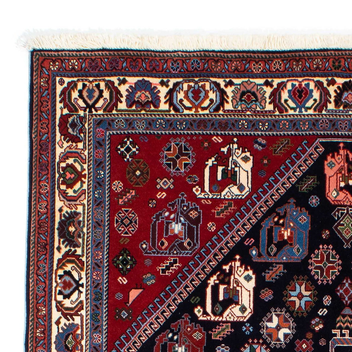 Gabbeh Rug - Kashkuli Perser - 212 x 143 cm - dark blue