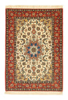 Isfahan Rug 116x164cm - Persian Rugs - Rectangle / Beige / 116 x 164 cm Rectangle