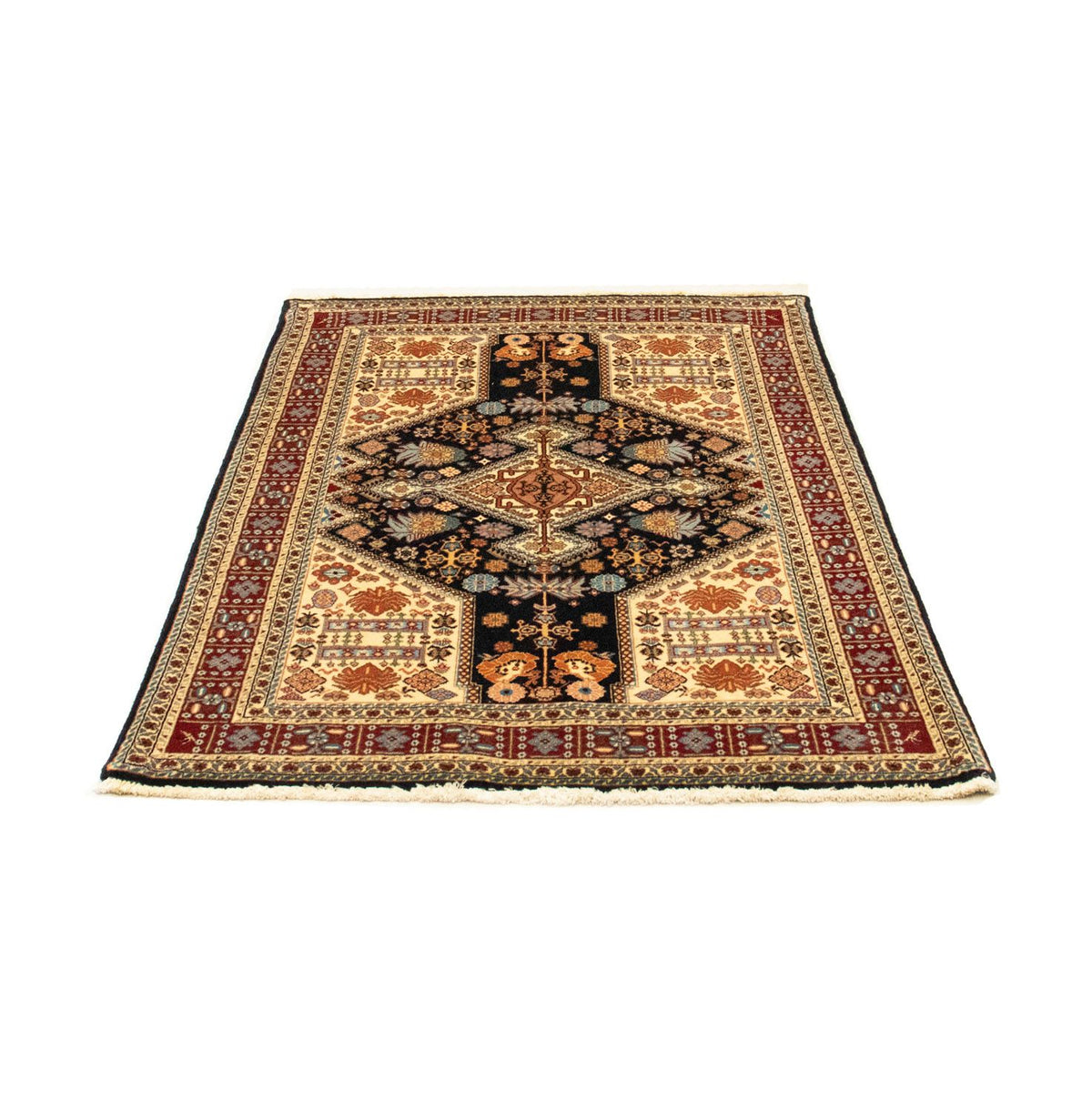Perser Rug - Nomadic - 138 x 102 cm - black