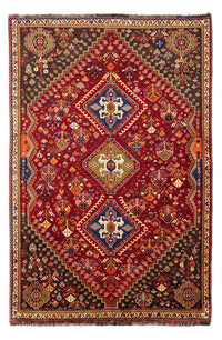Perser Rug - Nomadic - 257 x 173 cm - dark red