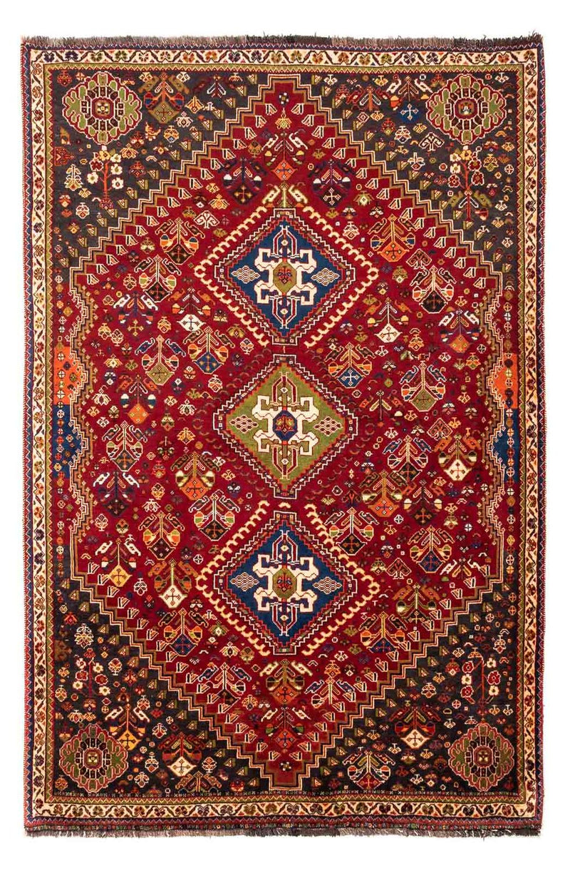 Perser Rug - Nomadic - 257 x 173 cm - dark red