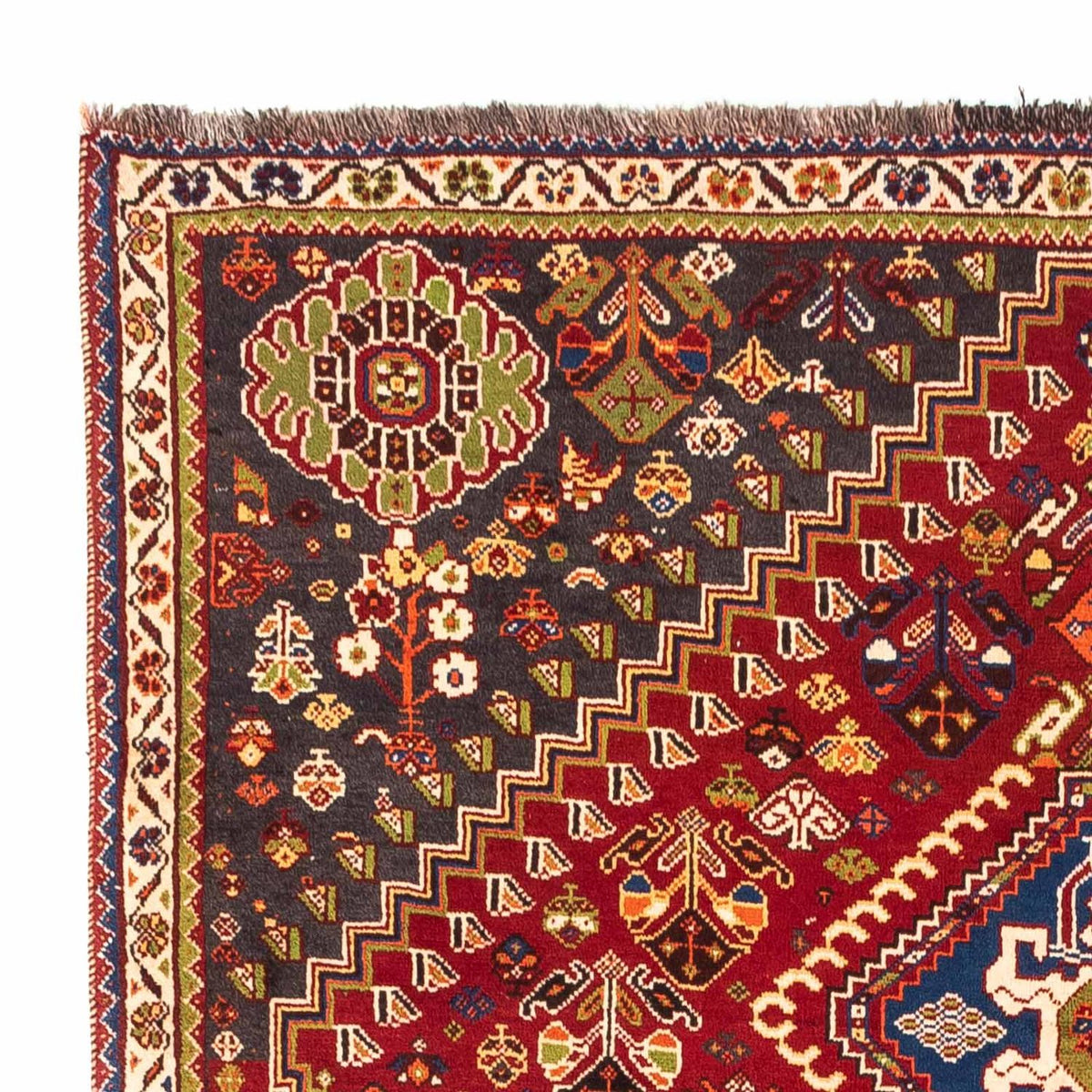 Perser Rug - Nomadic - 257 x 173 cm - dark red