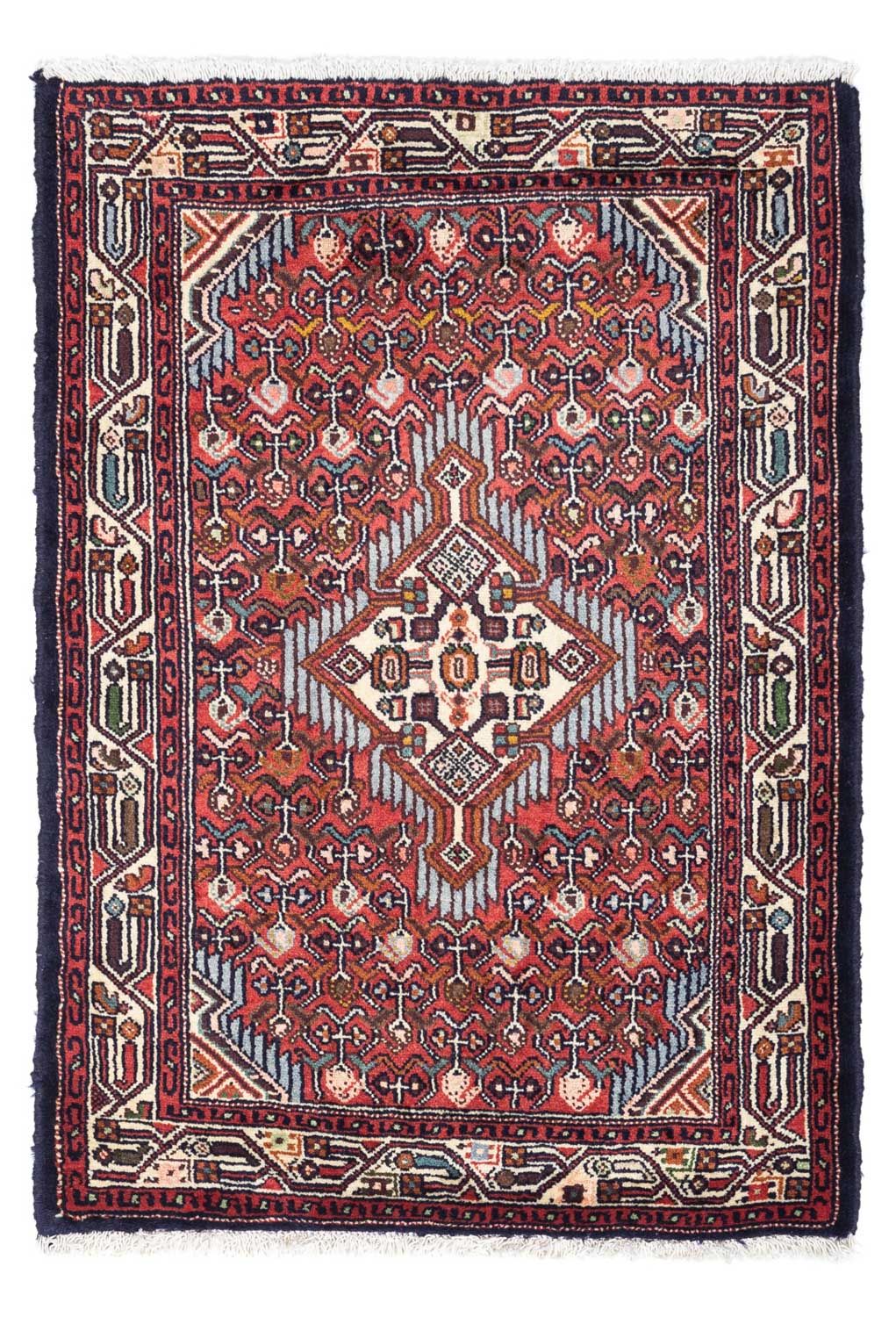 Perser Rug - Nomadic - 122 x 81 cm - light red