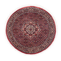 Perser Rug - Bidjar round  - 100 x 100 cm - dark red