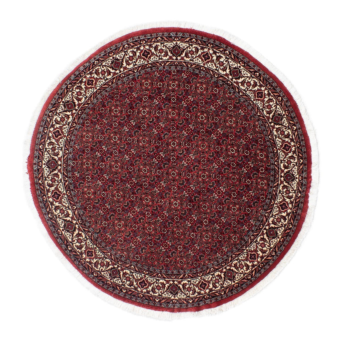 Perser Rug - Bidjar round  - 150 x 150 cm - dark red